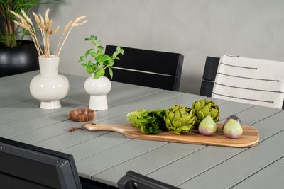 Venture Home Levels Rektangulärt Matbord 229 × 100 Svart + Matstolar 2-pack Svart