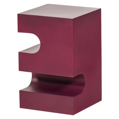 WOOOD Jessa Sidobord i Metall - Lila och Brun