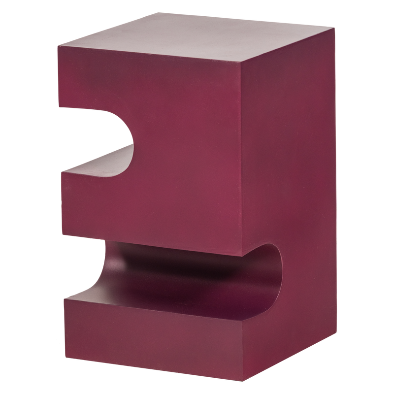 WOOOD Jessa Sidobord i Metall - Lila och Brun