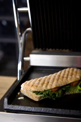 Exxent Klämgrill Panini, räfflad