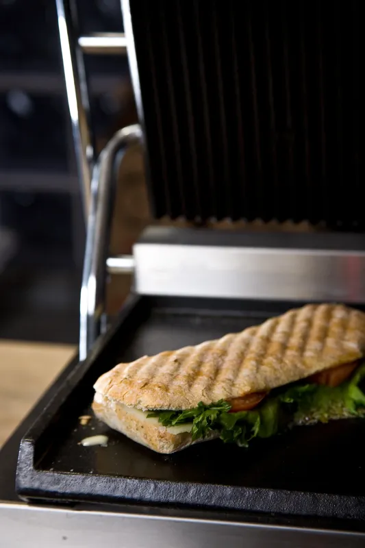 Exxent Klämgrill Panini, räfflad