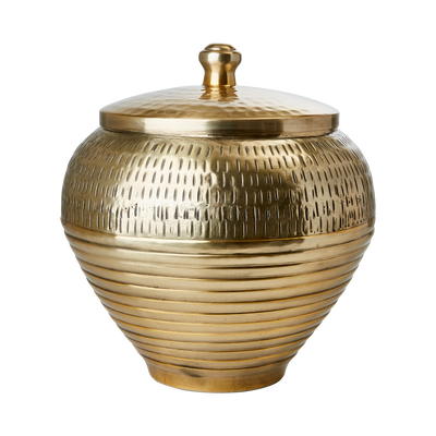 Affari of Sweden ELDORADO Urna med lock, Mässingsfärgad