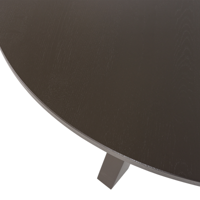 WOOOD Rhonda Rund Matbord Ø129 cm Ek Mellanbrun