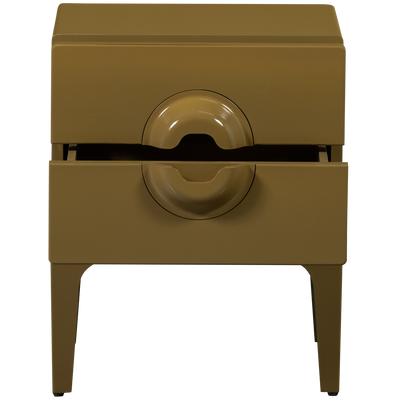 WOOOD Merge Byrå/Nattduksbord 2 Lådor Eukalyptus Honung