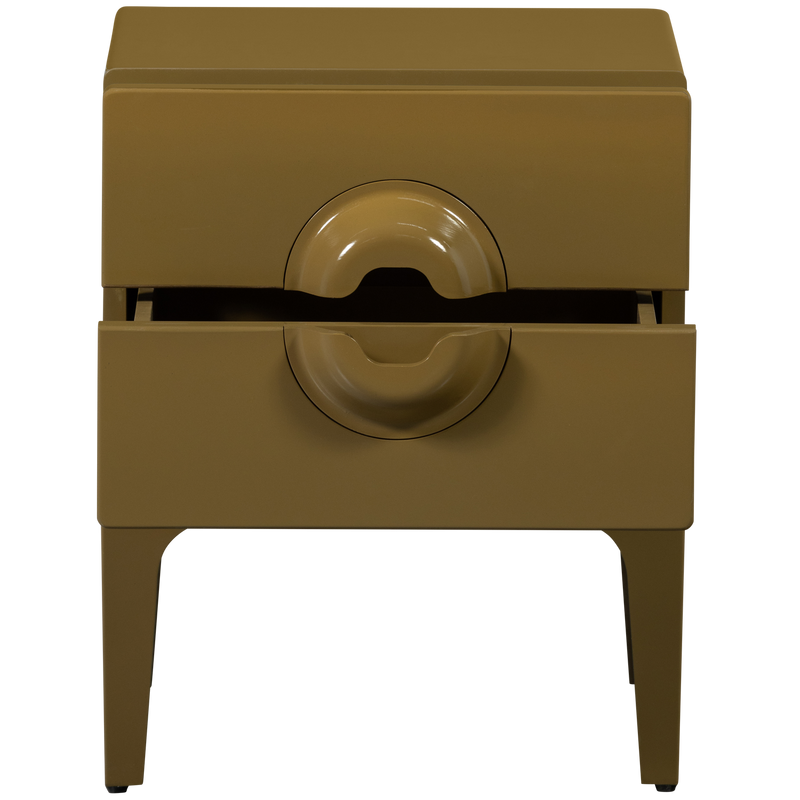 WOOOD Merge Byrå/Nattduksbord 2 Lådor Eukalyptus Honung