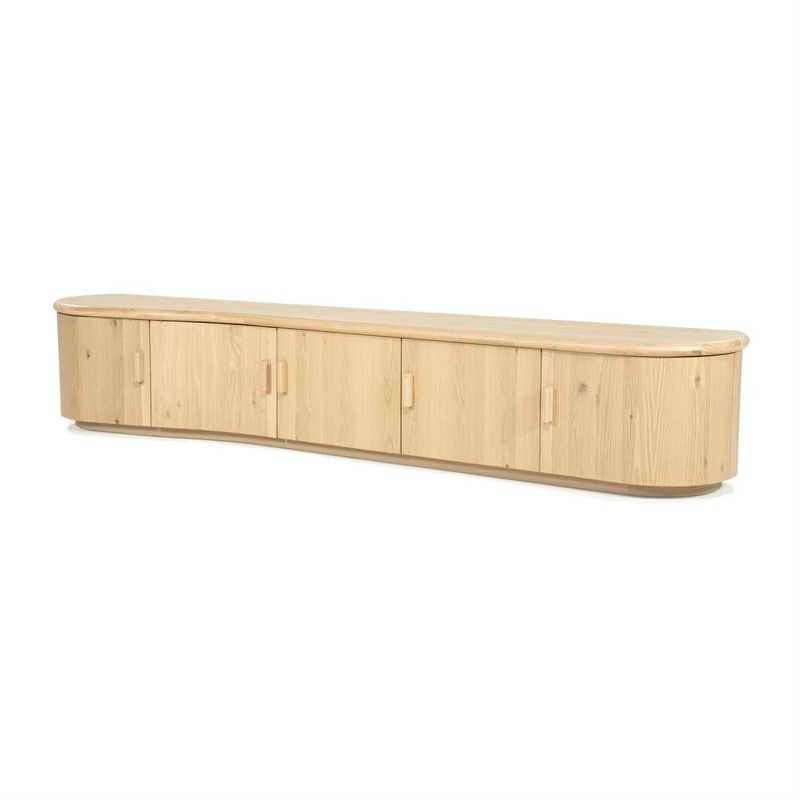 Eleonora TV-bänk Josh 240 cm - Natur
