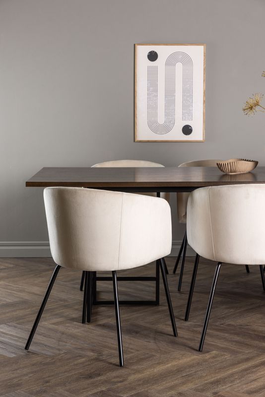 Venture Home Matgrupp Ystad med stolarna Berit