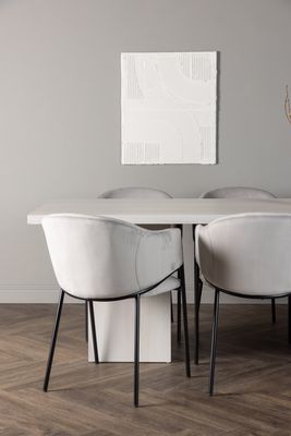 Venture Home Matgrupp Olga med stolarna Evelina