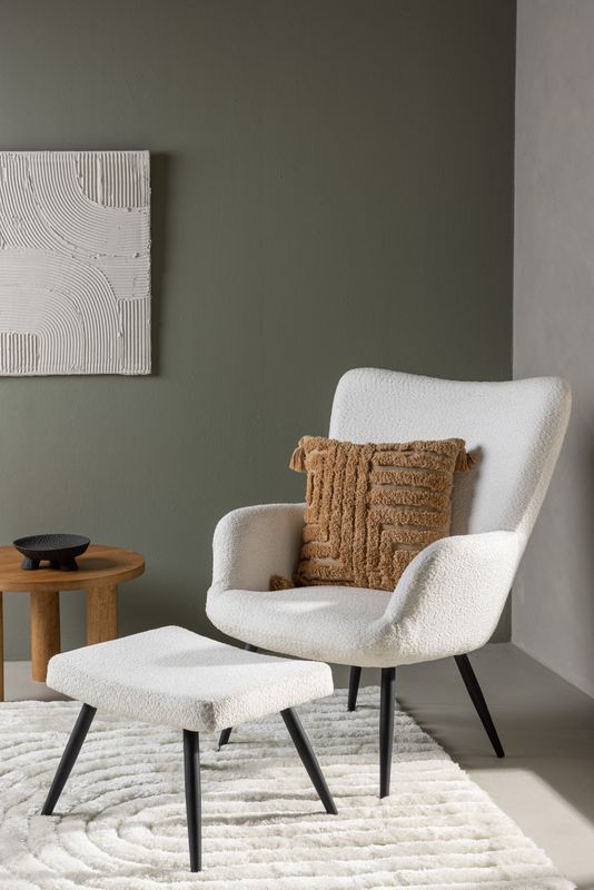 Venture Home Como Fåtölj med Fotpall