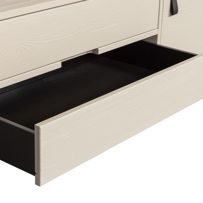 WOOOD SILAS TV-bänk 120 cm i Grenen Dust