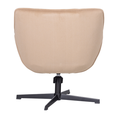 WOOOD WIBO Snurrfåtölj i Matt Sammet Sand