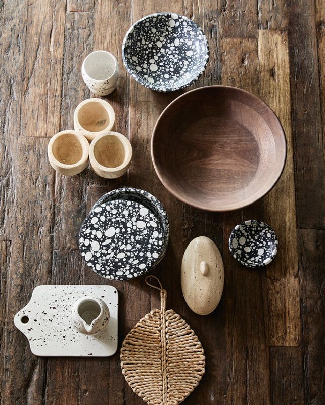 Nordal MULES förvaringsburk - Svart/Vit