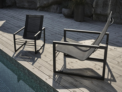 Brafab Vevi Barnfåtölj Svart/Antracit