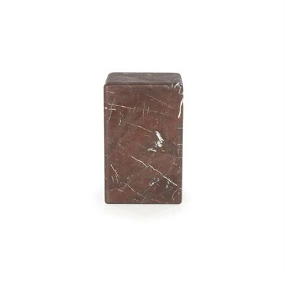 By Boo Sidobord Dice - Röd Marmor