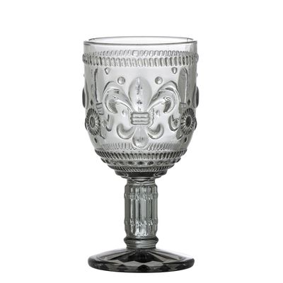 Creative Collection Cordelia Wine Glas, Grå, Glas - 6-pack