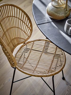 Bloomingville Peron matbord, svart, FSC® 100%, ek