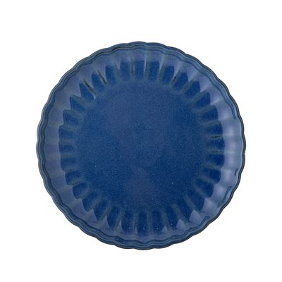 Bloomingville Latina Tallrik, Blå, Stengods 20 cm 6-pack