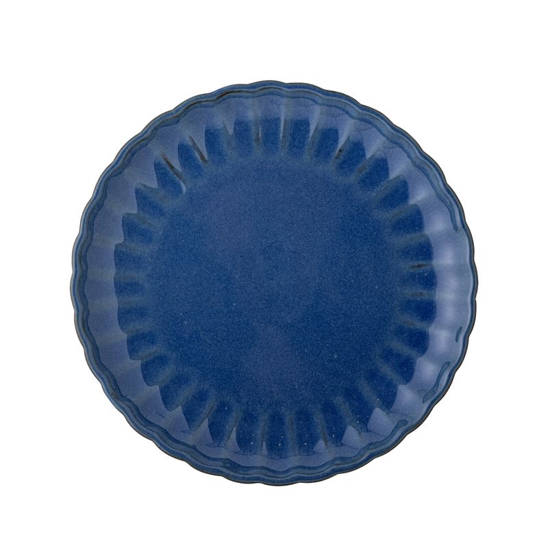 Bloomingville Latina Tallrik, Blå, Stengods 20 cm 6-pack