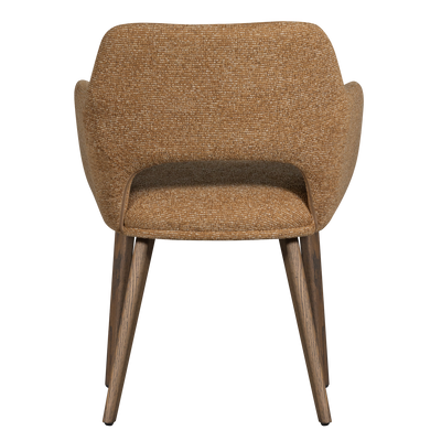 WOOOD Murat Matstol Gul med Bruna Träben 2 st