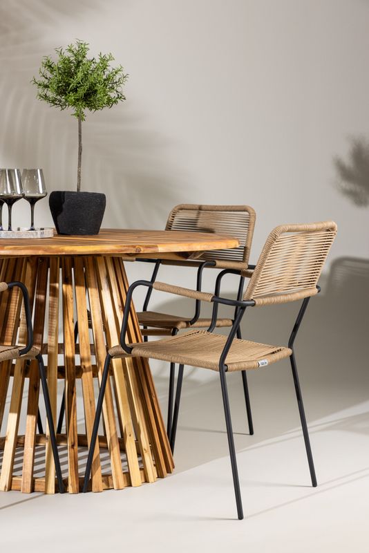 Venture Home Lumpur Rund Matgrupp