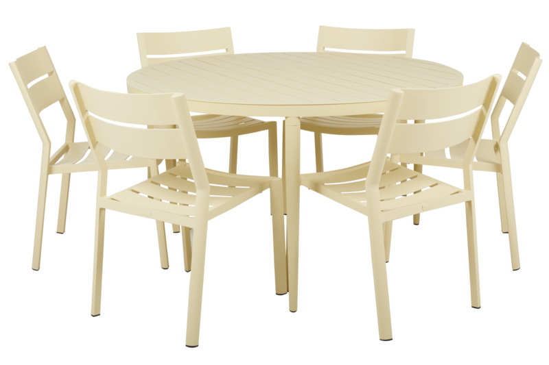 Brafab Bigby Matbord Ø130 cm Lemon