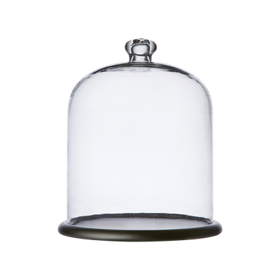 Affari of Sweden BELLA Glaskupa med fat L, Klar/svart