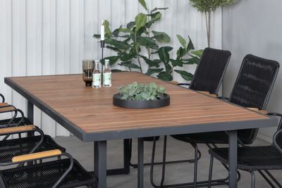 Venture Home Khung, Bois Matgrupp Svart Natur