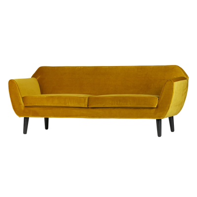 WOOOD Rocco Soffa 187 cm i Ockragul Sammet