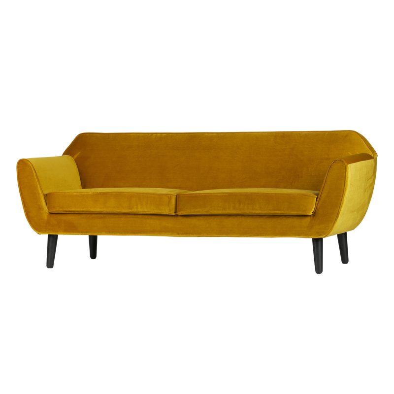 WOOOD Rocco Soffa 187 cm i Ockragul Sammet