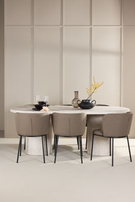 Venture Home Matbord Narvik med Edina Stol