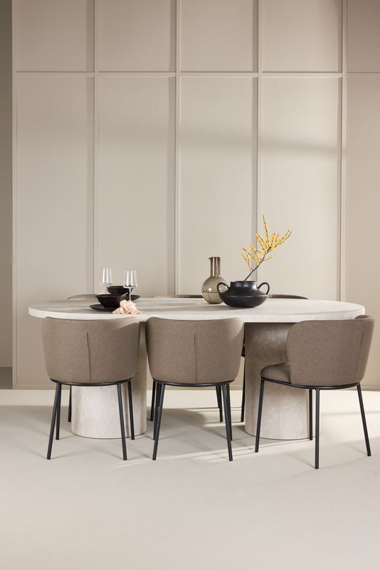 Venture Home Matbord Narvik med Edina Stol