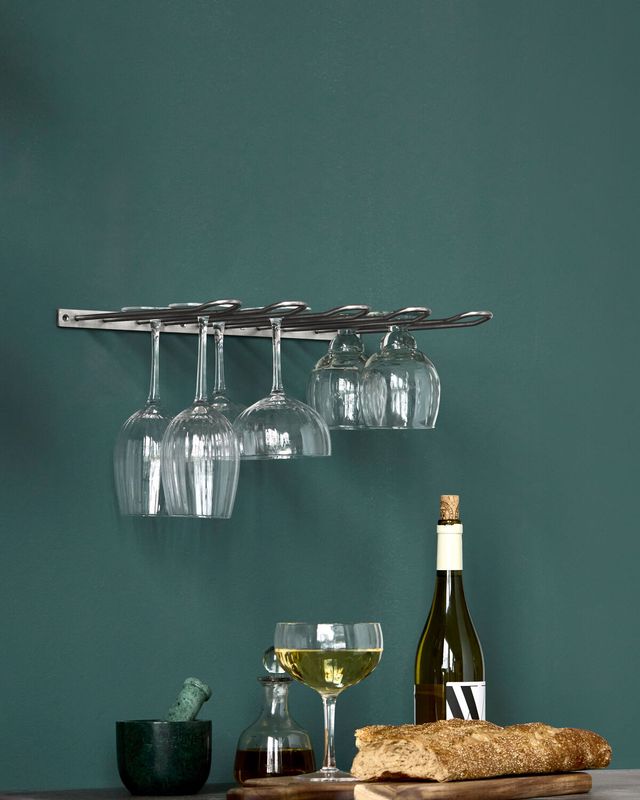 House Doctor Stilio Hylla för vinglas i Antik Silverfinish