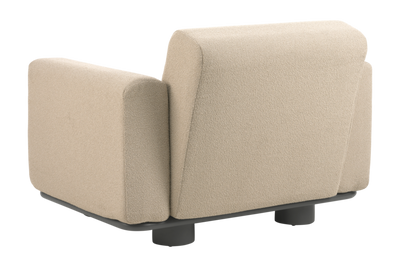 Brafab Bolster Fåtölj Antracit / Teddy Beige