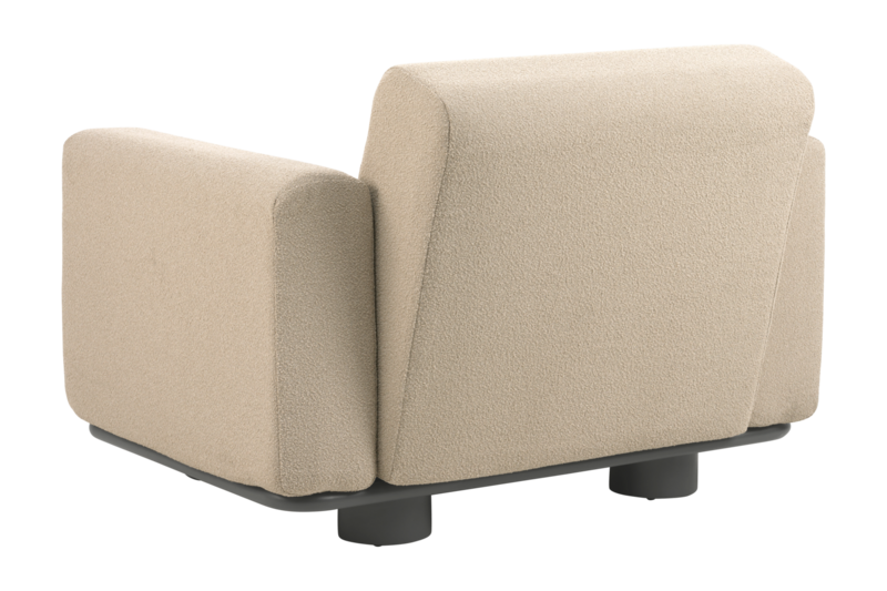Brafab Bolster Fåtölj Antracit / Teddy Beige