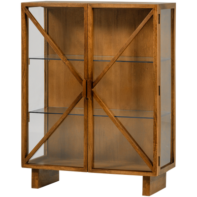 WOOOD Kella Vitrinskåp i Mangoträ