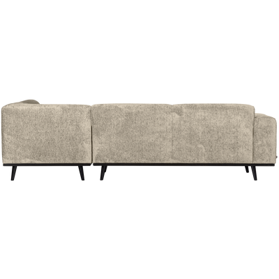 WOOOD Statement Hörnsoffa Höger i Struktur Velvet Vetefält