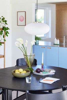 Hübsch Serene Pendant Ellipse Vit ø40xh38cm, E27