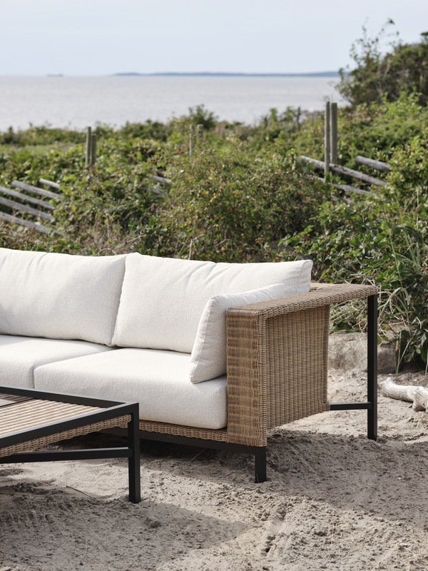 Brafab Shell Soffa Teddy Rice/Black