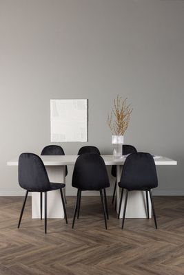 Venture Home Matgrupp Olga med stolarna Polar