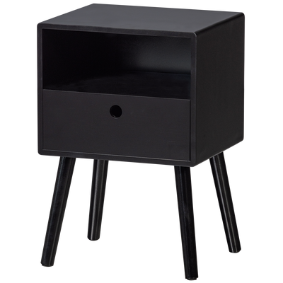 WOOOD Ozzy Sängbord MDF Svart