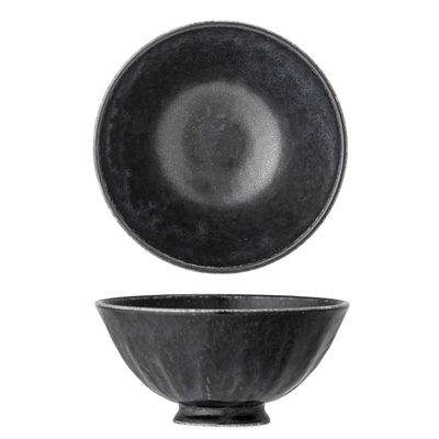 Bloomingville Yoko Skål, Svart, Porcelain - 3-pack