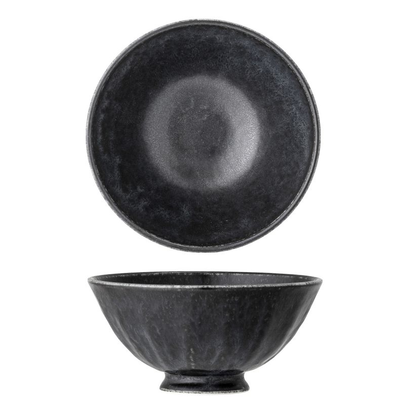 Bloomingville Yoko Skål, Svart, Porcelain - 3-pack