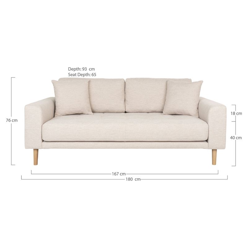 House Nordic Lido 2.5-sits soffa Sand