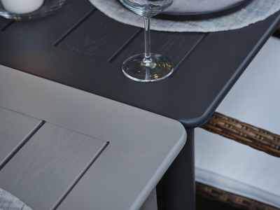 Brafab Nimes matbord 78x140 cm antracit