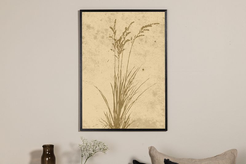 Venture Home Plant art Poster Beige