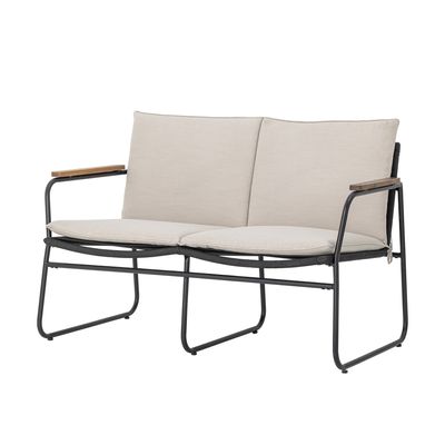 Bloomingville Hampton soffa, svart, metall