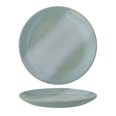Bloomingville Safie Tallrik, Grön, Stengods - 12-pack