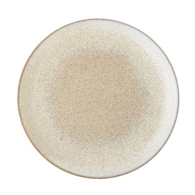 Bloomingville Paula Tallrik, Natur, Stengods - 8-pack