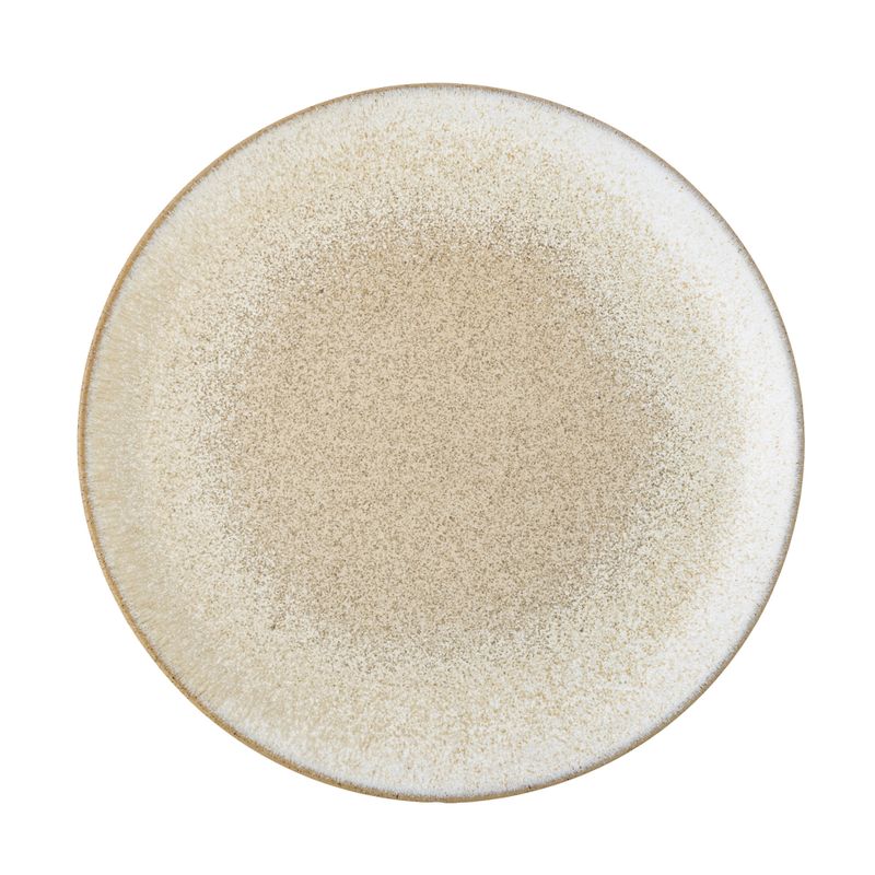 Bloomingville Paula Tallrik, Natur, Stengods - 8-pack