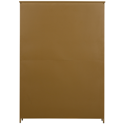 WOOOD Exhibit XL 3-dörrars vitrinskåp metall honung